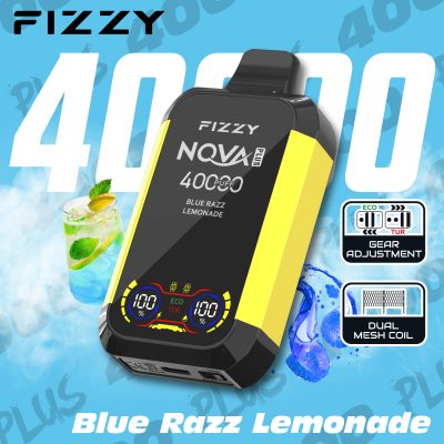 Fizzy Nova Plus Blue Razz Lemonade – 40K(40000) Puffs Disposable Vape